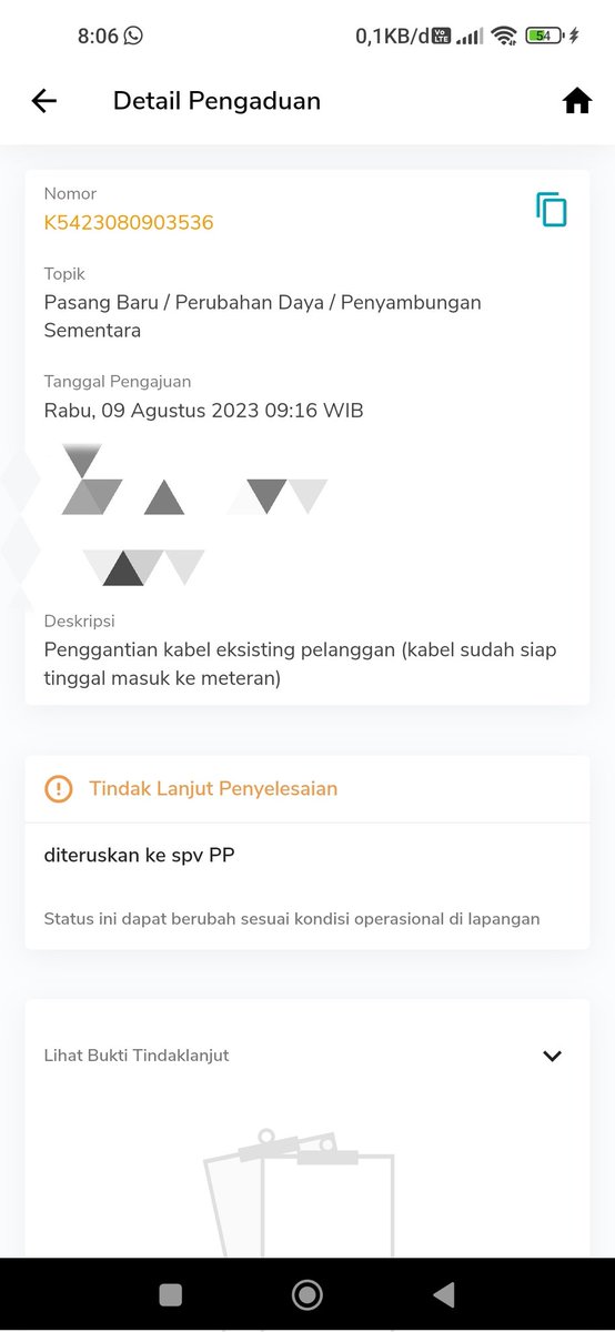 beni_rizky's tweet photo. @pln_123 kemarin bikin laporan pengaduan, case selesai tapi tidak ada info apa apa apakah sudah dikerjakan atau belum, belum kasih rating eh kok auto ⭐5 https://t.co/I7c6tQrhUa