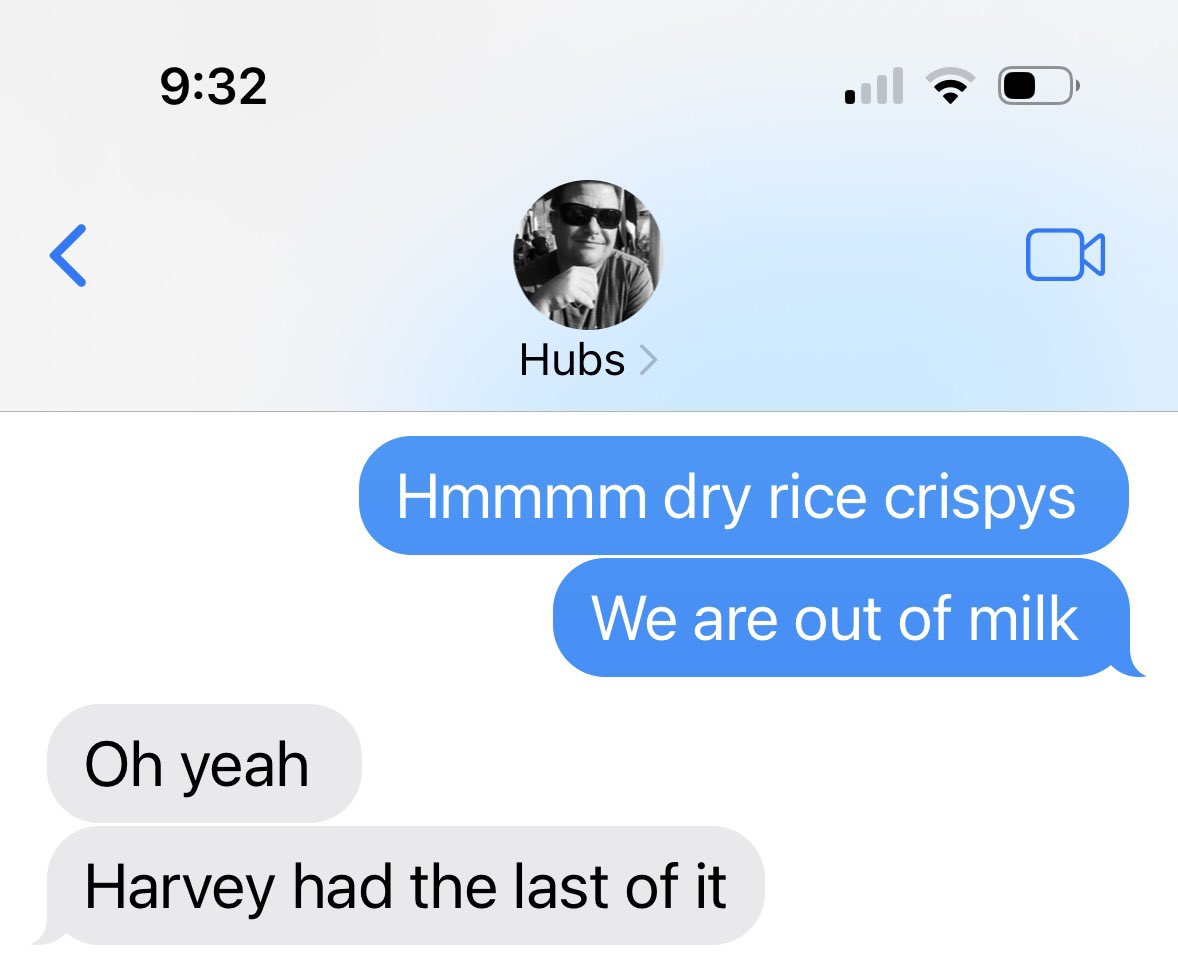 Day 2 COVID II
Hmmm Harvey is my cat.