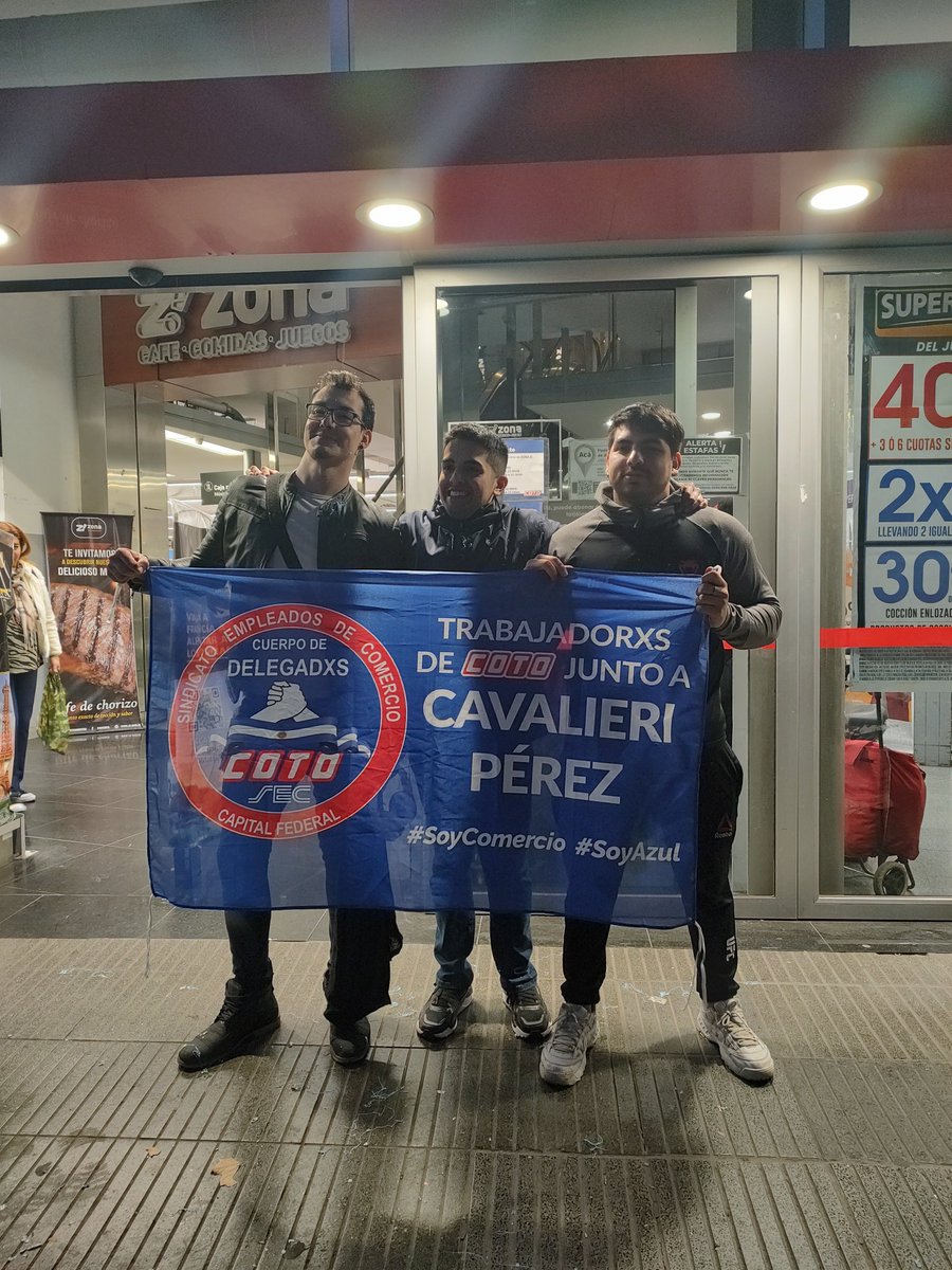 Somos EL CUERPO DE DELEGADOS DE COTO dentro del sindicato y trabajamos para darle beneficios a nuestros compañeros <a href="/gabyfranch77/">El PELA 85 🌶️</a> <a href="/BuffonePablo/">Pablo Buffone</a> <a href="/DanielOveja/">Daniel Ovejero</a> <a href="/BifariR/">BifariRacing</a> <a href="/cocorojas83/">Jose Rojas</a> <a href="/RICARDOMBARBAR/">R .Barbar</a> <a href="/Sebasju158/">Sebasjuarez</a> <a href="/emanuelpeddrozo/">emanuel pedrozo</a> <a href="/carniza25/">ruben romero</a>  @juan