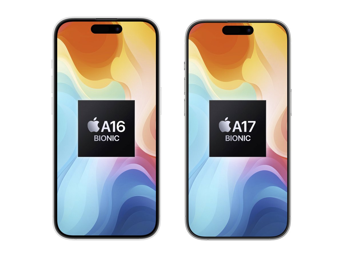 theapplehub's tweet photo. Four upcoming iPhone models have been discovered within tvOS 17 code, seemingly revealing the chips these devices will run on

iPhone 15: A16 chip
iPhone 15 Plus: A16 chip
iPhone 15 Pro: A17 chip
iPhone 15 Pro Max: A17 chip

Source: @aaronp613 https://t.co/uWmJQSnxjg