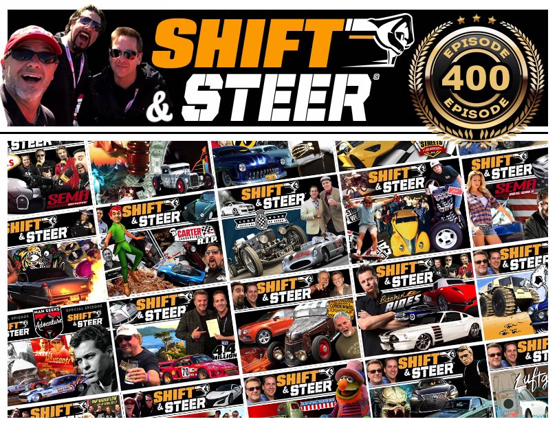 We are 400 episodes strong and we have had so much fun. So thank you to everyone who has listened.
From all of us:
#petechapouris 
@bradley_fanshaw 
<a href="/motorator/">motorator</a> 
<a href="/aaronhagar/">aaron hagar</a> 
<a href="/shiftsteermedia/">Shift and Steer</a>