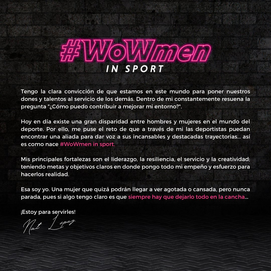 Mucho corazón #WoWmen 🩷