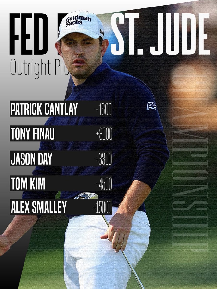 Here it is, my full #betting card for this week’s #FedExStJude Championship!

Who is your favorite to win!?

Graphic by @sharpermike!

#FedExCup #StJudeClassic #PGA #PGATour #Golf #GolfBetting #sportsbettingadvice #sportsbettingpicks #sportsbettingtwitter #GolfTwitter