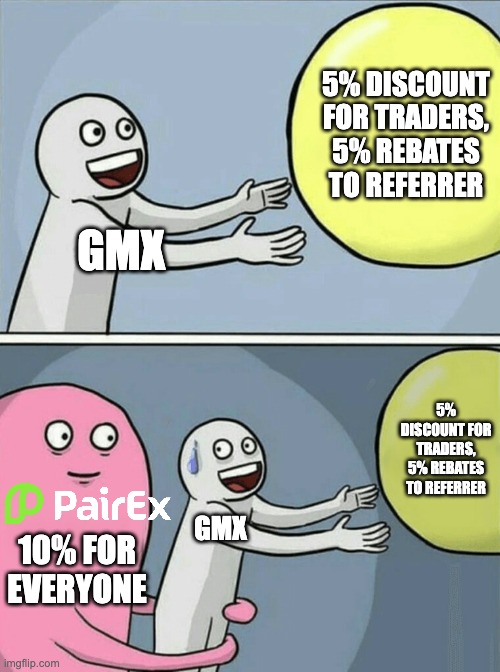 🚀🔥 Clash of Referral Titans: #PairEx vs. #GMX 🔥🚀

🌟 Don't settle for less! Embrace absolute freedom with PairEx and indulge in an unparalleled referral program meticulously crafted with users at its core. 💪💰

🔗 Dive deeper: bit.ly/3PWCzYS 🔗

<a href="/pairex_io/">PairEx 🔀</a>
 Referral