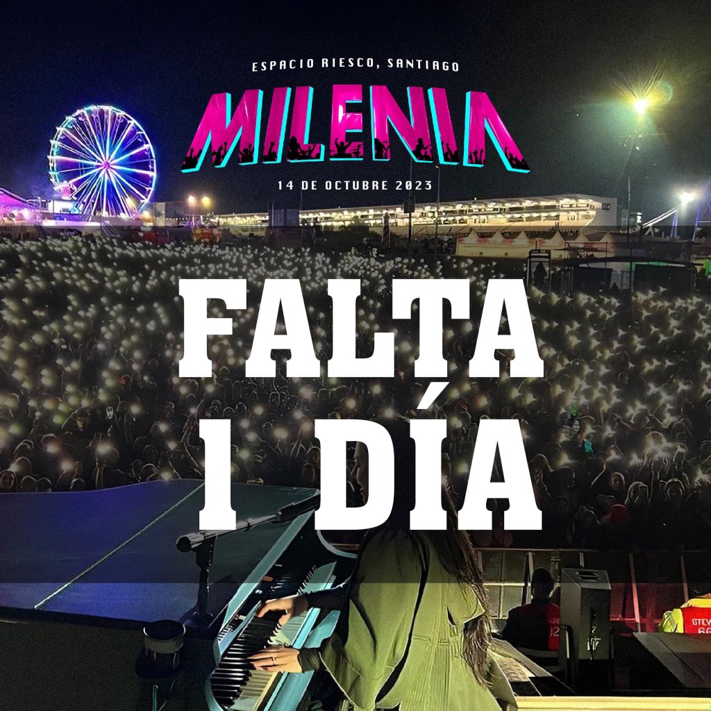 Solo falta 1 DÍA para la gran revelación del #LINEUP del #MileniaFest 2023 🔥🎶 ¡El momento se acerca! 🎶🔥. ¿Qué banda crees que estará? ¡Escríbelo aquí abajo! 🤘

#MileniaFestival #LineUpReveal #RockMusic #ConcertVibes #MúsicaEnVivo #RockAndRollSpirit 🎸🤘