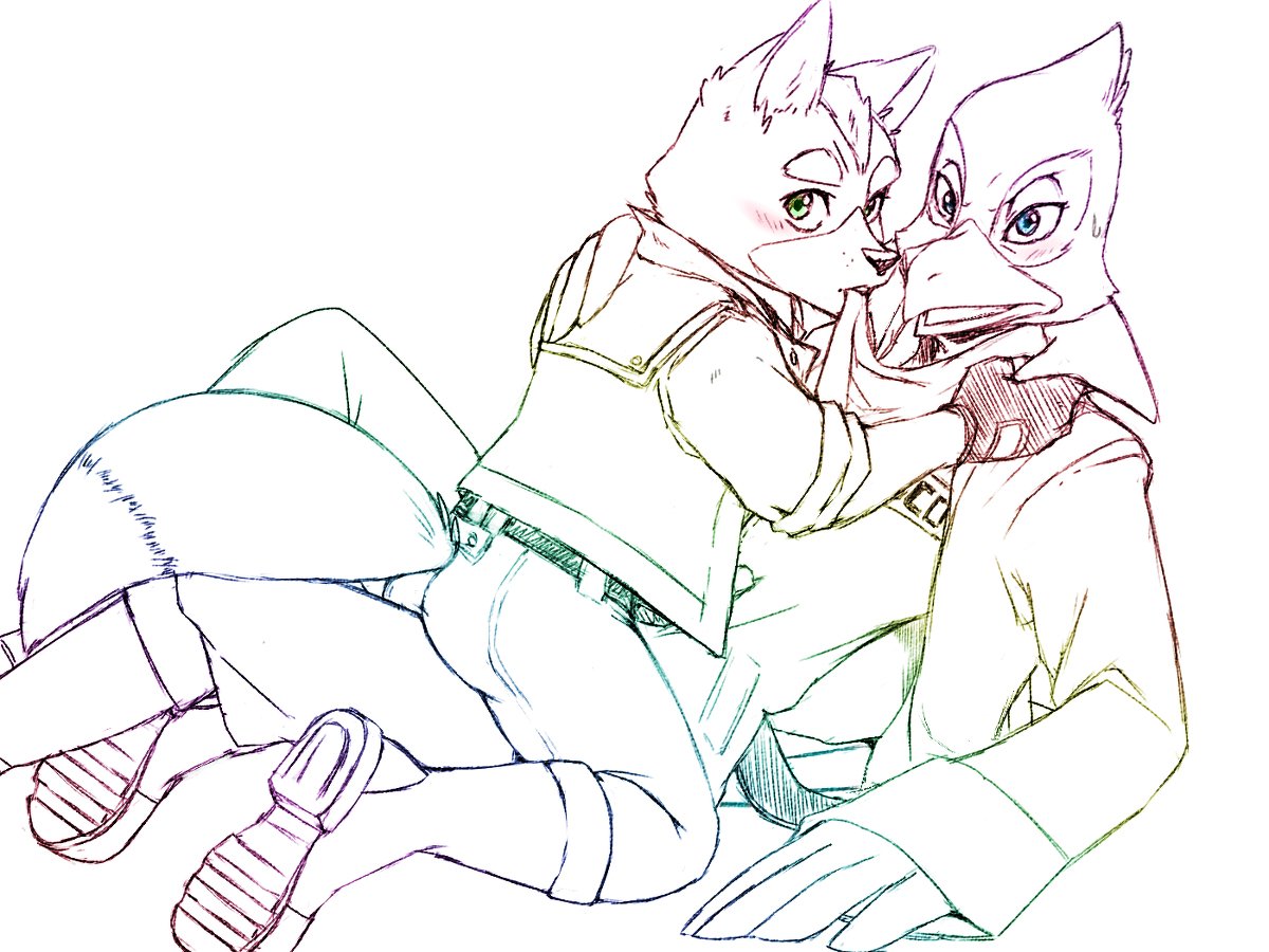 Kokoro_Tokoro's tweet photo. I'm still pretty proud of this - might reddraw it since my style's kind of change tho ❤️🐕
It's been kind of a blech week so far but WEEKEND
#starfox #falox #fanart https://t.co/UorOqOJdGO