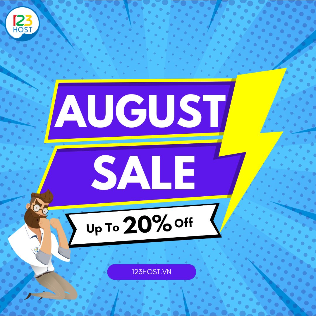 123hostvn's tweet photo. August Promotion at 123HOST:      

1. 5% lifetime discount when renting a dedicated server.
2. 20% lifetime discount for Super 1A, applies to billing cycles of 6 months or more    

Register now: https://t.co/38r7u4U4WS 

#Server 
#CloudVPS 
#CloudVPSVietnam 
#VietnamSever https://t.co/1HfGGkE2Qt