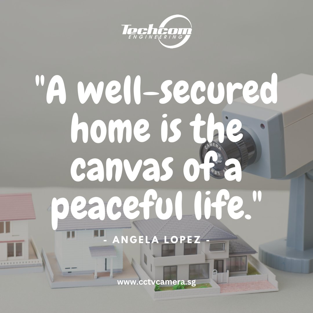 CCTV_Camera_SG's tweet image. "A well-secured home is the canvas of a peaceful life."
-Angela Lopez-

==============

For Your CCTV Needs, Reach Us at:
+65 6677 0000
+65 9277 8888
+65 6339 3688

Email: sales@techcom.co

#cctvsystems #cctvsg #cctvcamerasingapore #cctvcamera #CCTV