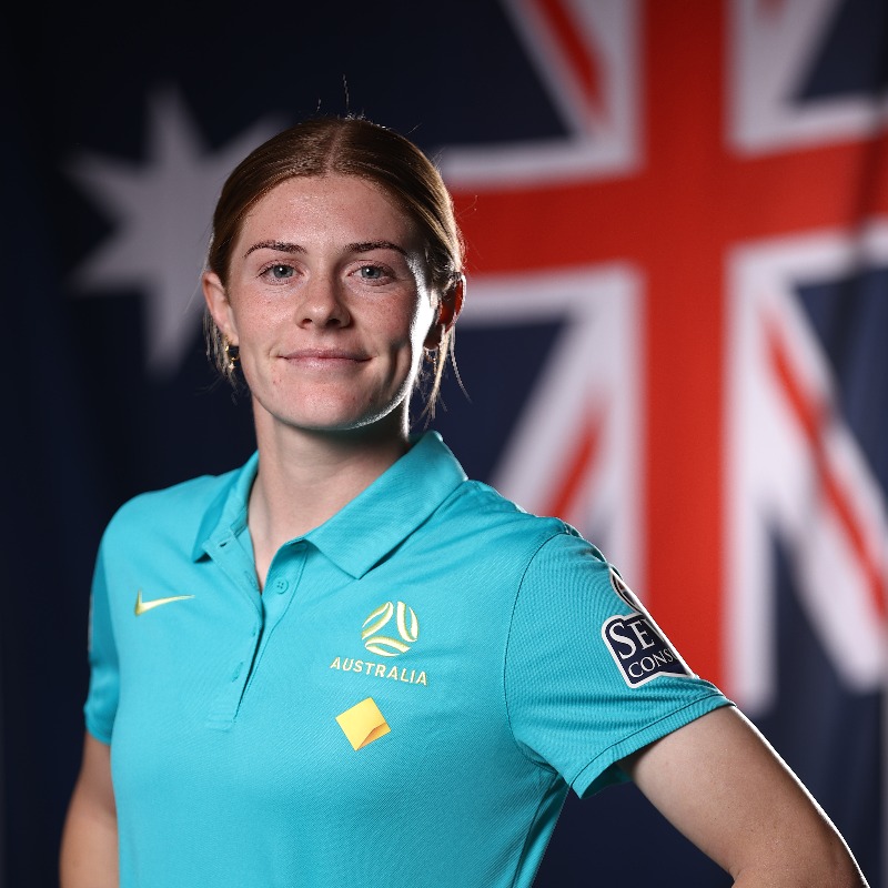 SydneyFC's tweet photo. Cortnee Vine chased her dream from a young age 🏃‍♀️

Now her dream of a World Cup has been reached, she wants to make everyone proud to be Australian 🦘

#SydneyIsSkyBlue | @TheMatiildas