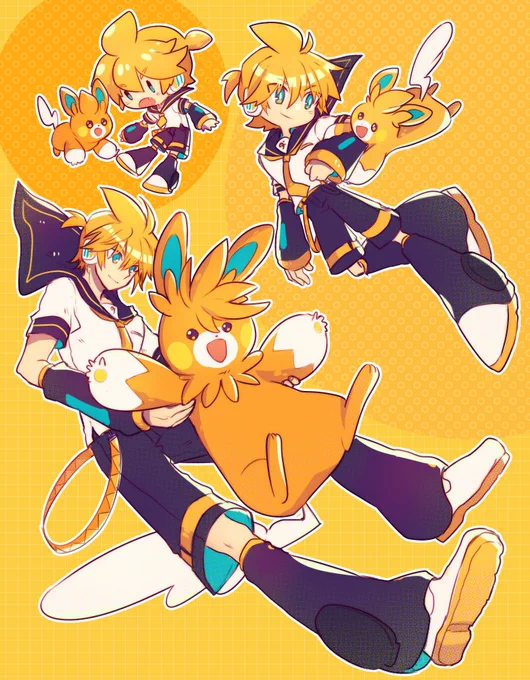 oh!パモさん レンと色んなstyleをmatch カワイイカワイイネ ベリベリツヨイ