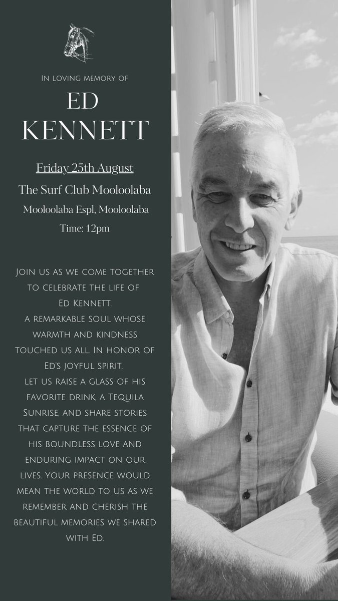 We would love everyone to join us in celebration of Ed’s life. 
Miss you big guy!