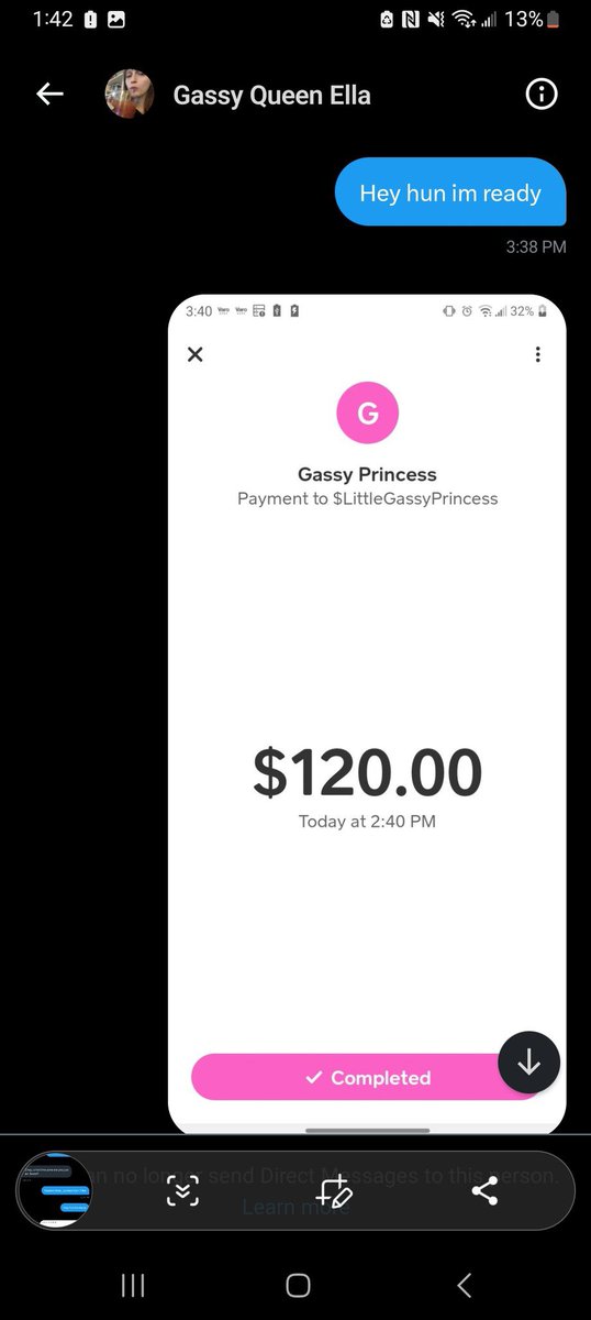 FFC4K's tweet photo. 🚨SCAM ALERT @ScatQueenElla 🚨
Gave a guy the run around for over a month about their custom then decided to block👎 Be careful fellas❗️

UNFOLLOW, REPORT, &amp; RETWEET TO SPREAD THE WORD #FFC #fartfetish #scatfetish https://t.co/9K79Dhr7EQ