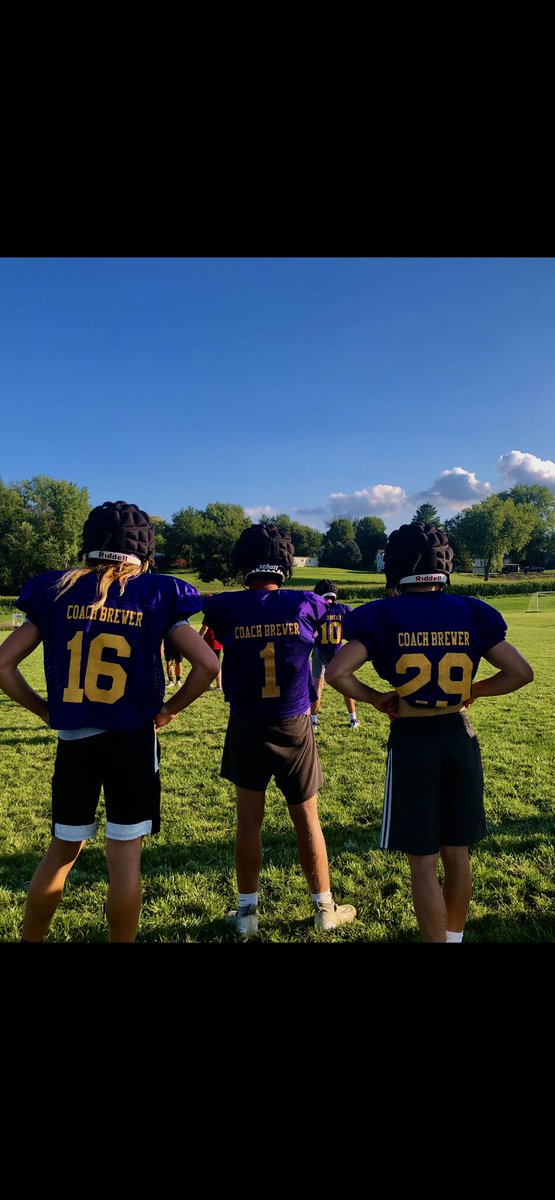 Our new practice jerseys! Thanks to the Brewer family for the memorial donation. We decided to order jerseys with “Coach Brewer”  on them. He was a legendary football coach at Lo-Ma.