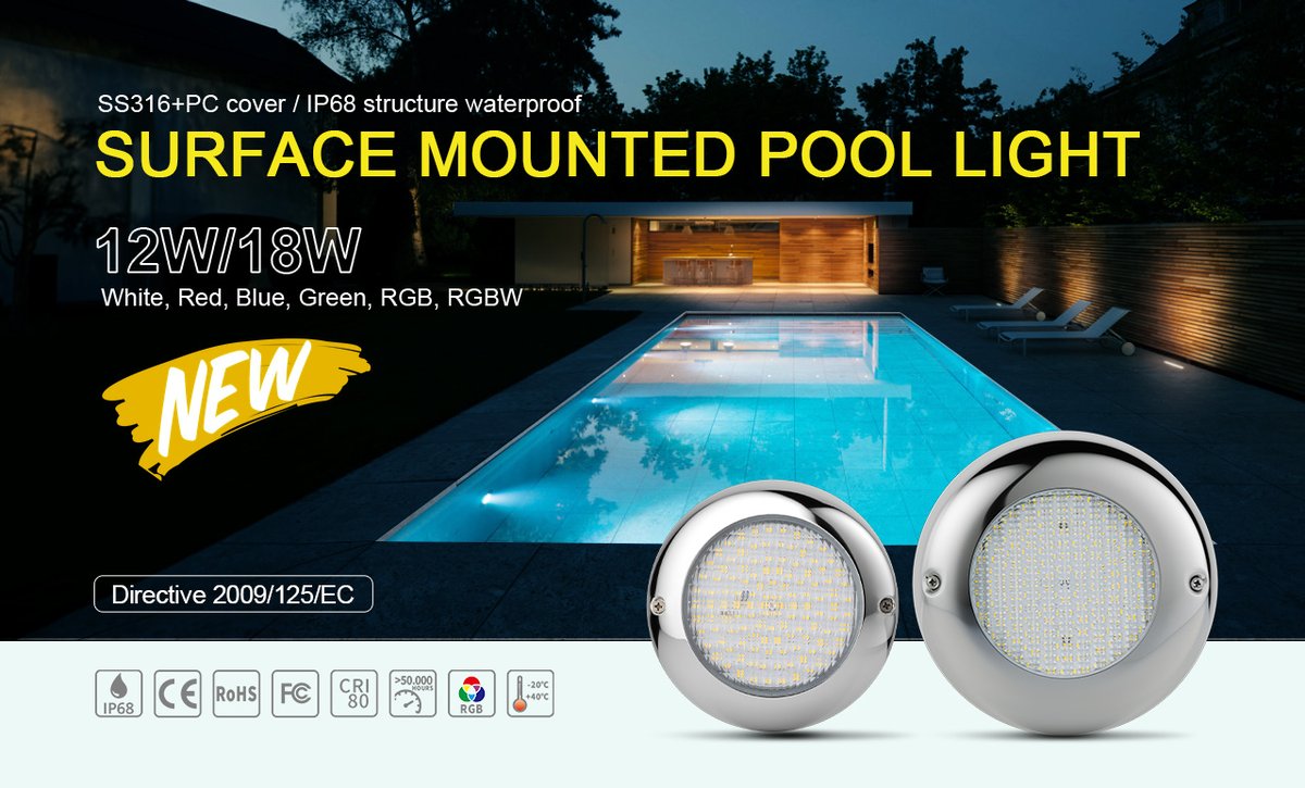 BelaLee47's tweet image. New arrival: Stainless steel LED Pool Light
12V AC/DC  
SS316L Surface ring &amp;amp; Anti UV PC cover.
IP68 waterproof, without glue filled
Contact us for more details: +86 136 52383442
E-mail:Bela@hgled.net
Web: hgled.net

#swimmingpool #poolproducts #poollight