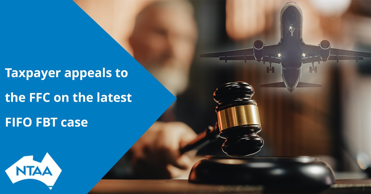 Taxpayer appeals FBT decision regarding FIFO employees buff.ly/3rMmVW7
