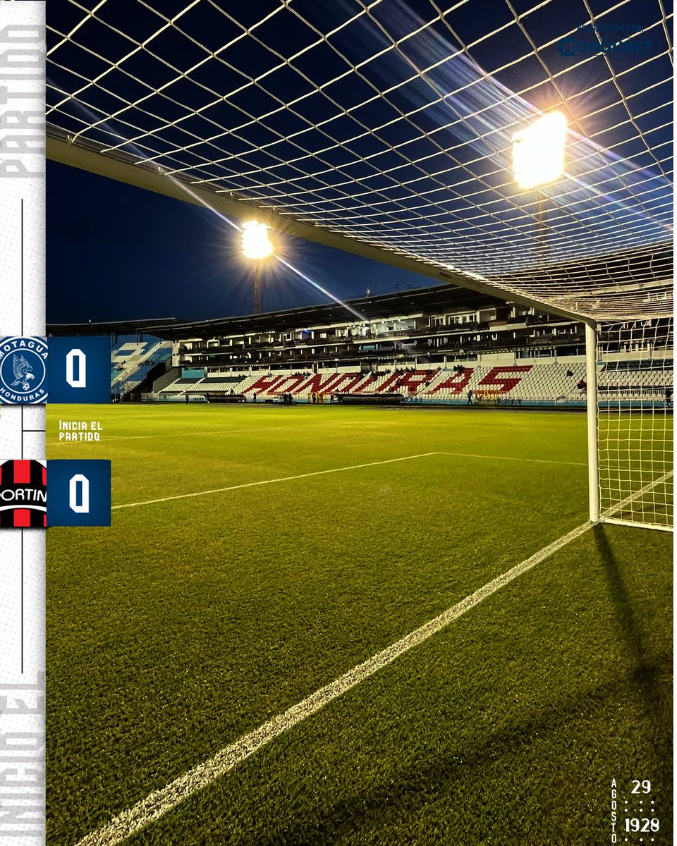 MOTAGUAcom's tweet photo. ⏱ | 00' | 1T | #MOT 0 - 0 #SPO
¡Arranca el partido por la Jornada 2 por la Copa Centroamericana! 🆚 #SportingSM 🦅
¡Vamos, Motagua! 🗣
#Motagua #CiclonAzul https://t.co/YqanZ524no
