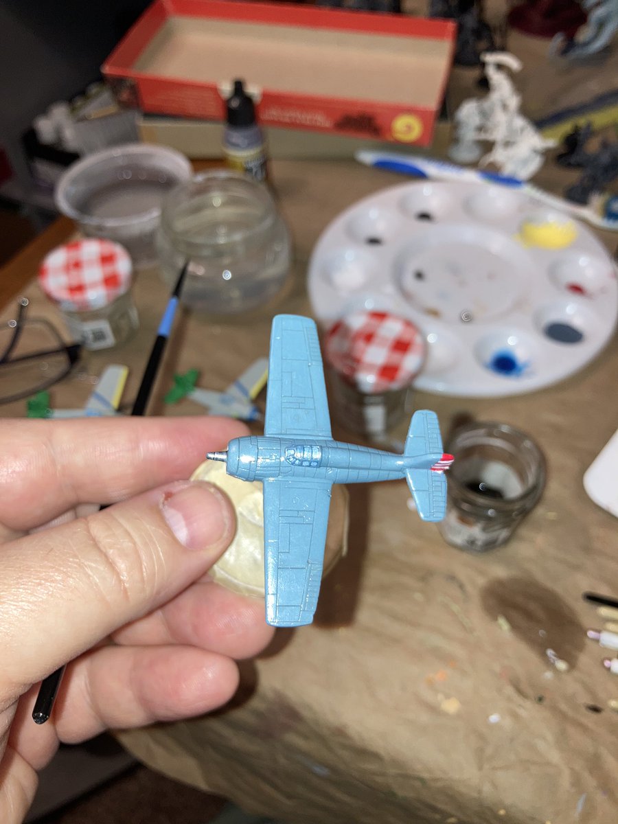 RagingOwlbear's tweet image. Triggering history buffs with my F4F paint schemes…
@WarlordGames #BloodRedSkies