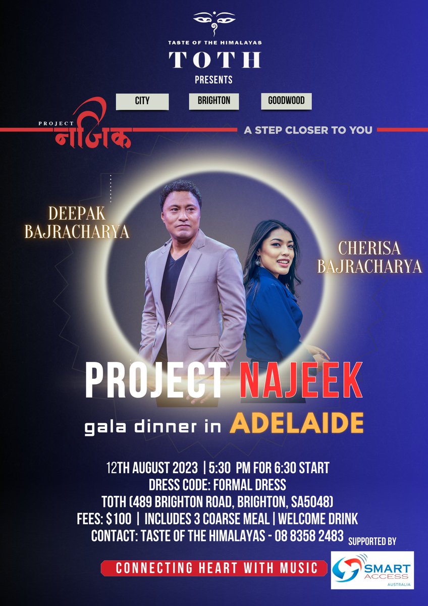 Project Najeek Live in Adelaide, AUSTRALIA 🙂
Date: 12th Aug 2023 (Saturday)
Time: 05:30pm Onwards 
Venue: TOTH - 489 Briton RD, Briton, SA 5048
#projectnajeek #musicalmedicine #liveinaustralia