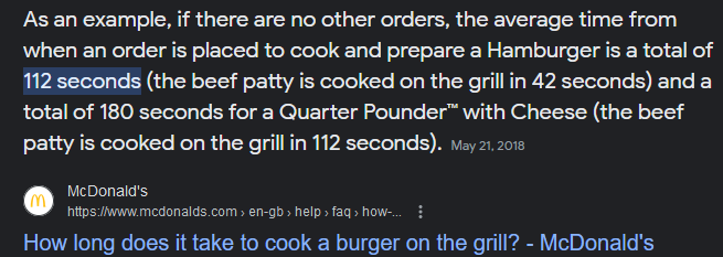 conley_devon's tweet photo. This is it. The basis of an American unit of time measurement. Standard Burger Time. I'll explain more in a couple of Quarter Pounders. https://t.co/M1Jh3xAY5y