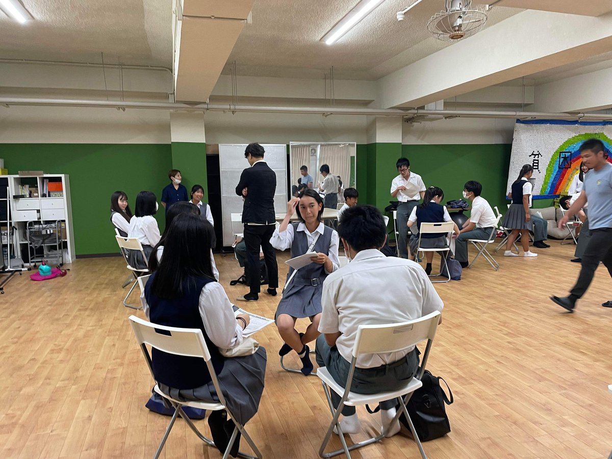 triojapan1991's tweet photo. \✨高校生とブレストしました✨/
Thanks for Life 2023開催に向けて大阪明星高校・大阪女学院の皆さんとブレストしました。私達は未来を変えていく種まきを高校生たちと一緒にしてきます。さぁ、ワクワクを届けにいこう!
#大阪明星高校
#大阪明女学院
#triojapan
#トリオジャパン
#thanksforlife https://t.co/ZhWKZ1bJfK