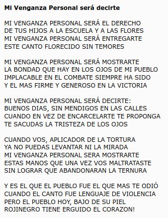 lubrio's tweet photo. Por si no lo sabías: Cuando Rafael Correa @mashirafael habla de "nuestra venganza personal", está citando un poema del nicaragüense Tomás Borge llamado "Mi venganza personal". https://t.co/HckIoRtF1H