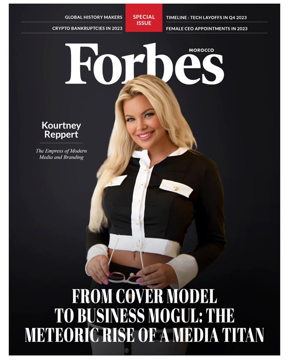 The Empress of Modern Media and Branding - @Forbes #CoverModel #Retweet forbesmorocco.com/2023/08/08/kou…