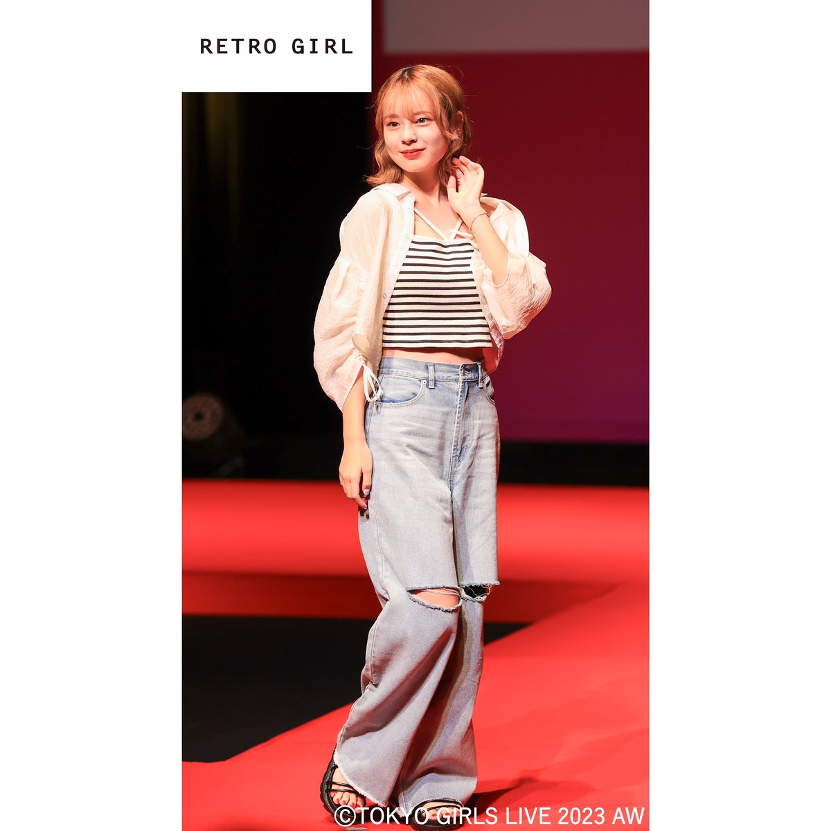 BRAND STAGE👗
⁡
【ブランド】
#RETROGIRL
<a href="/RETROGL/">RETROGIRL_official</a> 
⁡
【ゲストモデル】
#いよちゃん
<a href="/iyonyan_/">ぃょ</a> 
#小國舞羽(まう)
<a href="/mau124_luv/">小國 舞羽（まう）</a> 
⁡
#TOKYOGIRLSLIVE #TGL2023AW #東京ガールズライブ #ファッションショー #model #runway #fashionshow #fashionbrand