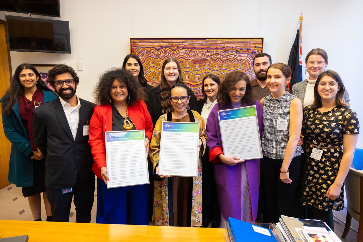 Thank you to the Australian Youth Affairs Coalition for showing your support for Constitutional recognition through a Voice! Listening to communities on the policies that affect them will get us better results now and into the future. #Yes23 #VoteYes