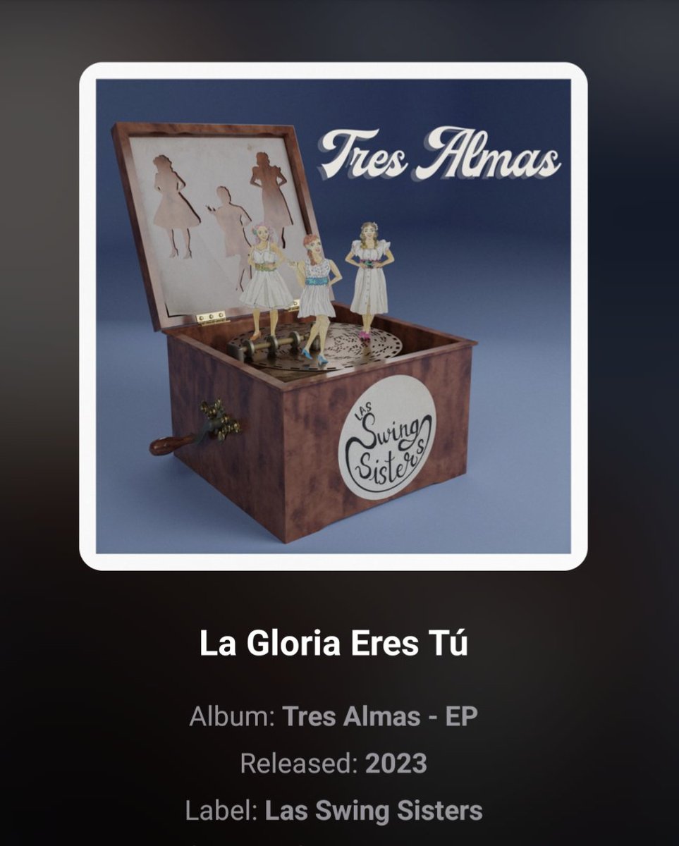 En <a href="/Ejazz1079/">Ejazz</a> sonaron muy bien <a href="/lasswingsisters/">Las Swing Sisters</a>, junto con la conversación con <a href="/JenBeaujean/">Jenny Beaujean</a> e <a href="/IngridBeaujean/">Ingrid Beaujean</a>. Disfrutando la selección musical en <a href="/HorizonteJazz/">Horizonte 107.9 FM</a> con la app 🤖 <a href="/imerhoy/">IMER</a>: play.google.com/store/apps/det…