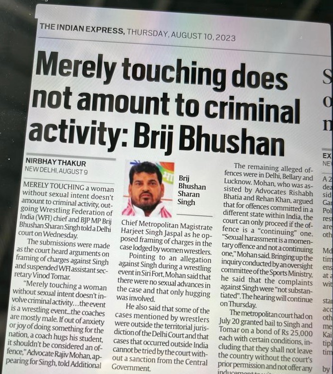 MahuaMoitra's tweet photo. How about some outrage now @MinistryWCD ?
Or are all histrionics saved up for INDIA? https://t.co/SvgBvuKzOF