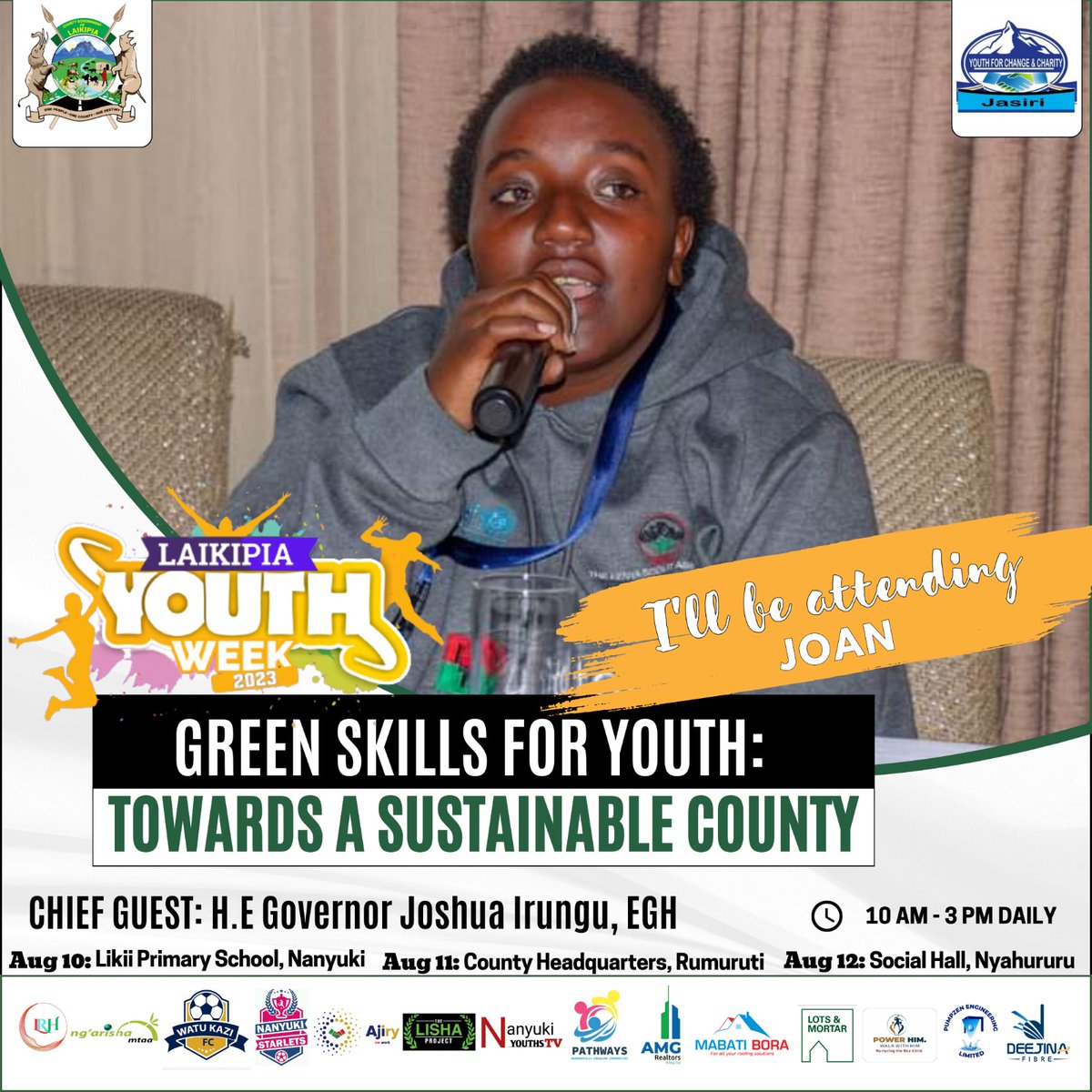 We must ensure the environment where young women can unlock  their potential and close the gap with #GreenSkills training. 
#IYD2023
#YouthDay💚 #SkillsRightNow