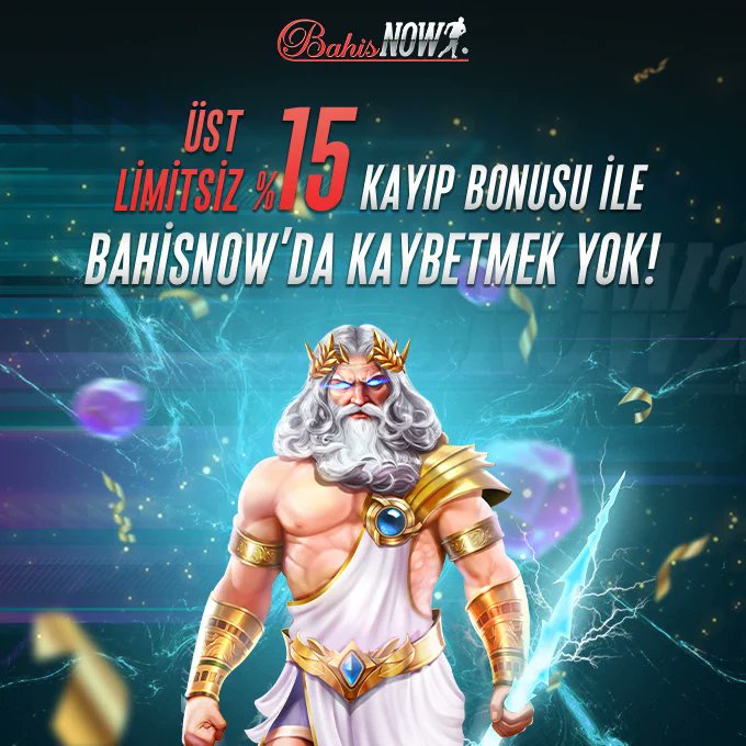 💎#Bahisnow'dan üst limitsiz %15 kayıp bonusu! 

🎁Hemen üye olun, tüm oyun ve bahislerde geçerli kayıp bonusu ile oyunlarınıza hız kesmeden devam edin.