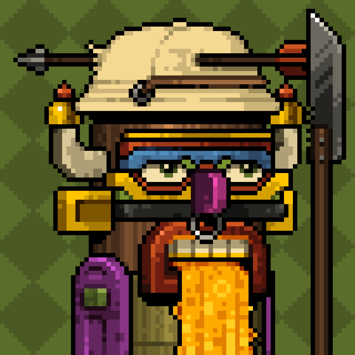 totemheads's tweet image. #TOTEMHEADS by master pixel artist @jontraffordart, and eccentric dev @lordcalder

@totemheads is a throwback to the '80s, a game, a story, a community, a party.

This art is the best out there - holding an NFT gets you a $TOTEM token claim, and entry to the game tournaments!…