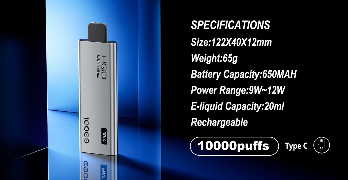 LiCuifang's tweet photo. Slim body, big surprise, HQD Ultima Pro, bringing you 10000 puffs #HQD#vape#hqdvape#Ultima Pro#10000puffs#vapeshow#vape life #vapedubai #vapeusa#vapeuae#vape community#TPD#electronic cigarette https://t.co/ftNMALL8rP