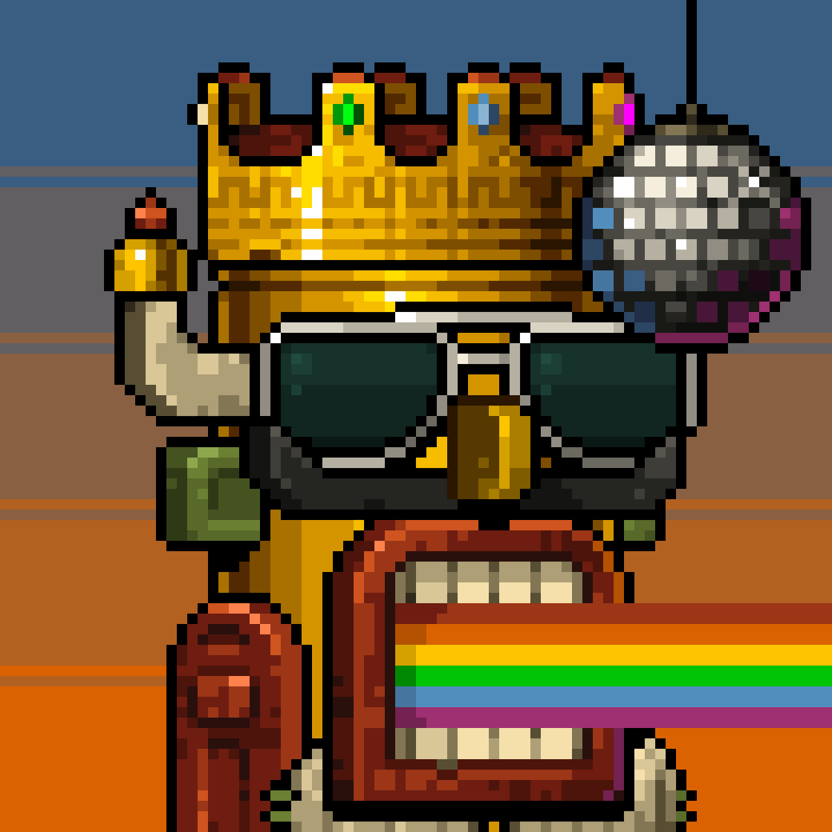 totemheads's tweet image. #TOTEMHEADS by master pixel artist @jontraffordart, and eccentric dev @lordcalder

@totemheads is a throwback to the '80s, a game, a story, a community, a party.

This art is the best out there - holding an NFT gets you a $TOTEM token claim, and entry to the game tournaments!…