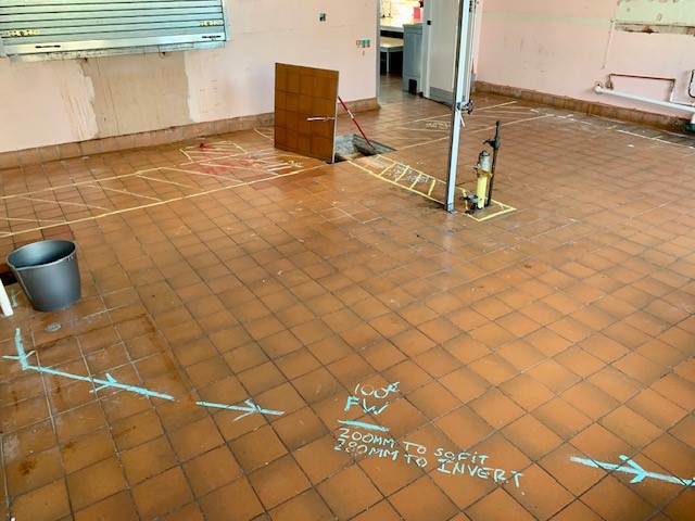 We're out and about using GPR C-Thru to trace services through buildings