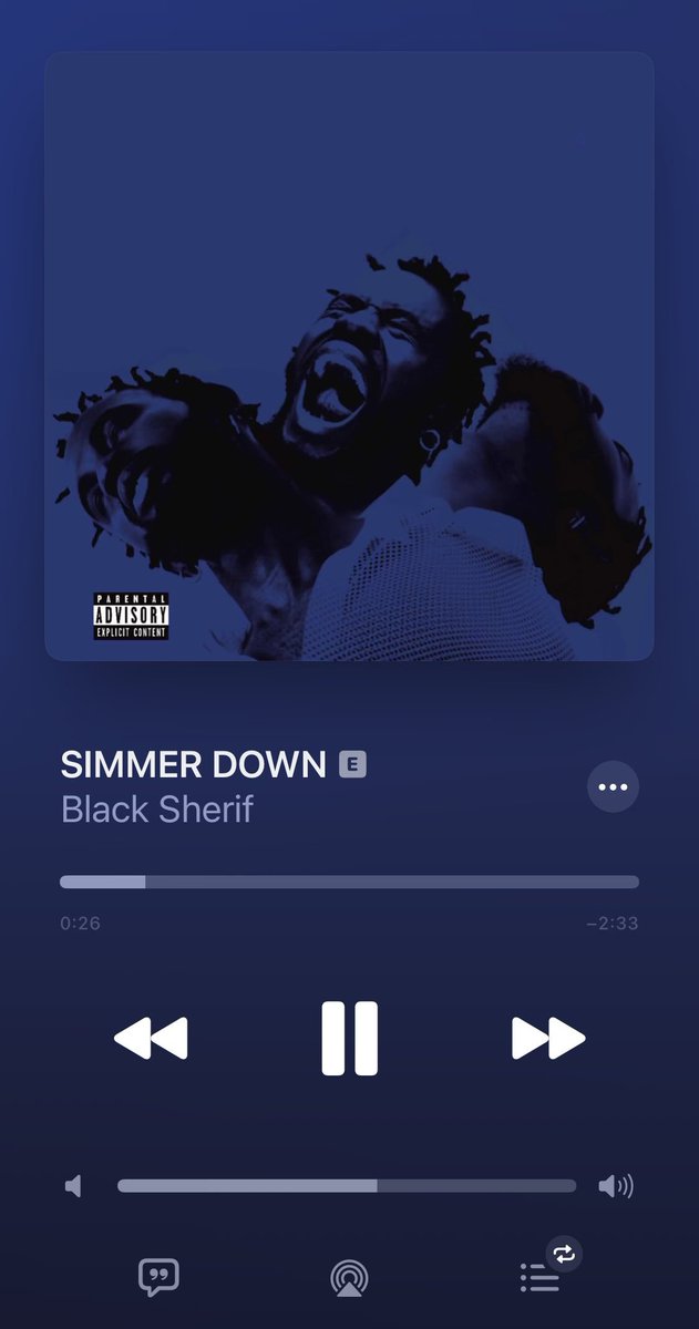 It's in already.....mannn Blacko is on another level.
#SIMMERDOWN is a fire 🔥🥵