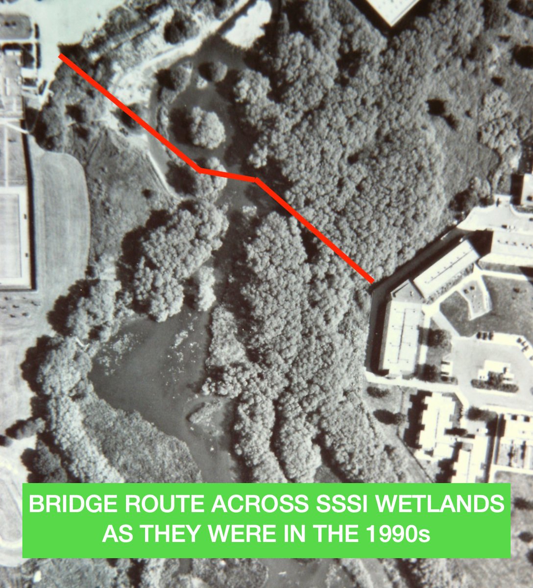 ben_watt's tweet photo. Had high hopes when @BarnetLabour won @BarnetCouncil in 2022 that they’d stop the new @BarrattPLC bridge due to wreck SSSI wetlands at Brent Reservoir (Welsh Harp).

We’re powerless, they claim.

Not true. They have statutory powers to revoke planning. Why won’t they use them? https://t.co/OBDnk4ICZw