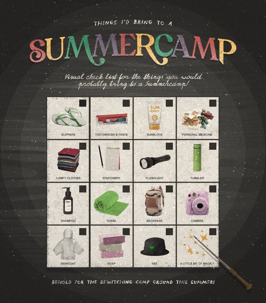 LOKALFEEDS's tweet photo. ㅤ

ㅤㅤㅤㅤㅤㅤ    𝓥𝑰𝑺𝑼𝑨𝑳 𝓒𝑯𝑬𝑪𝑲 𝓛𝑰𝑺𝑻

ㅤㅤㅤBefore summer  is over, hurry 𝘂𝗽  and
ㅤㅤㅤgather your things! 

ㅤㅤㅤHereby we've provided a 𝙫𝙞𝙨𝙪𝙖𝙡 𝙘𝙝𝙚𝙘𝙠
ㅤㅤㅤ𝙡𝙞𝙨𝙩  as  your  guide  ...  now   mark  the
ㅤㅤㅤthings you would 𝗽𝗮𝗰𝗸! 

ㅤ https://t.co/ofTAdhpI3g
