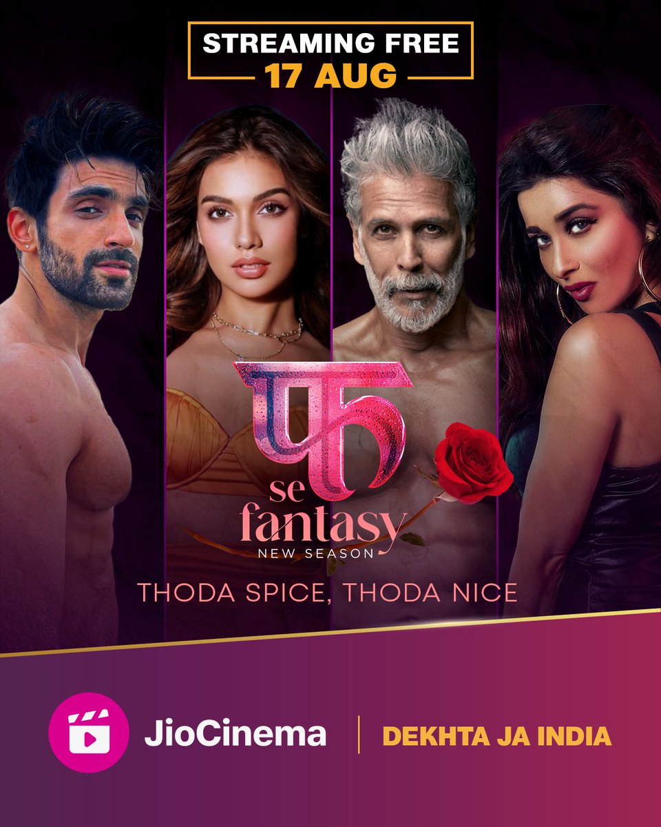 CinemaRare (@cinemararein) on Twitter photo #FuhSeFantasy S2 premieres Aug 17th on <a href="/JioCinema/">JioCinema</a>.
<a href="/milindrunning/">Milind Usha Soman</a> <a href="/SmaranSahu/">Smaran Sahu</a> <a href="/Divyakitweet/">Divya Agarwal</a> <a href="/arjitaneja/">Arjit Taneja</a> #NyraBanerjee <a href="/Polorockzz/">Poulomi Das</a> <a href="/ApnAnuj/">Anuj Sachdeva</a> <a href="/namik_paul/">Namik Paul</a> #HeymalIngle <a href="/diksha__singh/">Diksha Jitendra Singh</a> <a href="/JaggiAshmita/">Ashmita Jaggi</a> <a href="/TweetBaljit/">Baljit Singh Chaddha</a> <a href="/thegagananand/">GAGAN ANAND</a> <a href="/tanveendugal/">Dugal With A Single Ji</a> <a href="/KuljitDisprz/">Kuljit Chadha</a> #AvnitChadha #9PMFilms #FuhSeFantasy S2 premieres Aug 17th on <a href="/JioCinema/">JioCinema</a>.
<a href="/milindrunning/">Milind Usha Soman</a> <a href="/SmaranSahu/">Smaran Sahu</a> <a href="/Divyakitweet/">Divya Agarwal</a> <a href="/arjitaneja/">Arjit Taneja</a> #NyraBanerjee <a href="/Polorockzz/">Poulomi Das</a> <a href="/ApnAnuj/">Anuj Sachdeva</a> <a href="/namik_paul/">Namik Paul</a> #HeymalIngle <a href="/diksha__singh/">Diksha Jitendra Singh</a> <a href="/JaggiAshmita/">Ashmita Jaggi</a> <a href="/TweetBaljit/">Baljit Singh Chaddha</a> <a href="/thegagananand/">GAGAN ANAND</a> <a href="/tanveendugal/">Dugal With A Single Ji</a> <a href="/KuljitDisprz/">Kuljit Chadha</a> #AvnitChadha #9PMFilms