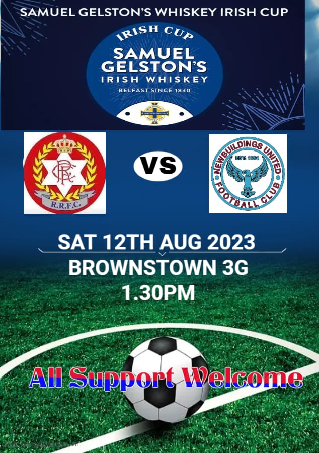 IRISH  CUP RND 1. <a href="/newbuildingsutd/">Newbuildings United FC</a>