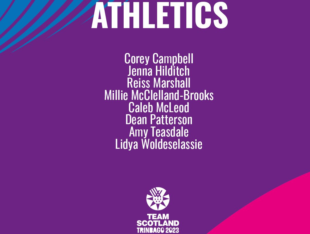 scottishathletics (@scotathletics) on Twitter photo GOOD LUCK
#SALtogether
Five <a href="/Team_Scotland/">Team Scotland</a> athletes <a href="/trinbago2023/">Trinbago 2023</a> in finals action late this evening -
Jenna Hilditch <a href="/VP_Glasgow_AC/">Victoria Park A.C.</a> Dean Patterson <a href="/GSOS99/">Glasgow School of Sport</a> Caleb McLeod <a href="/PitreavieAAC/">Pitreavie AAC</a> Amy Teasdale <a href="/kilbarchanaac/">Kilbarchan AAC</a> Reiss Marshall <a href="/FifeAC/">Fife AC</a>
Go Scotland ๐ด๓ ง๓ ข๓ ณ๓ ฃ๓ ด๓ ฟ๐
@AliGrey73 <a href="/AllanHammy/">Allan Hamilton</a> GOOD LUCK
#SALtogether
Five <a href="/Team_Scotland/">Team Scotland</a> athletes <a href="/trinbago2023/">Trinbago 2023</a> in finals action late this evening -
Jenna Hilditch <a href="/VP_Glasgow_AC/">Victoria Park A.C.</a> Dean Patterson <a href="/GSOS99/">Glasgow School of Sport</a> Caleb McLeod <a href="/PitreavieAAC/">Pitreavie AAC</a> Amy Teasdale <a href="/kilbarchanaac/">Kilbarchan AAC</a> Reiss Marshall <a href="/FifeAC/">Fife AC</a>
Go Scotland ๐ด๓ ง๓ ข๓ ณ๓ ฃ๓ ด๓ ฟ๐
@AliGrey73 <a href="/AllanHammy/">Allan Hamilton</a>