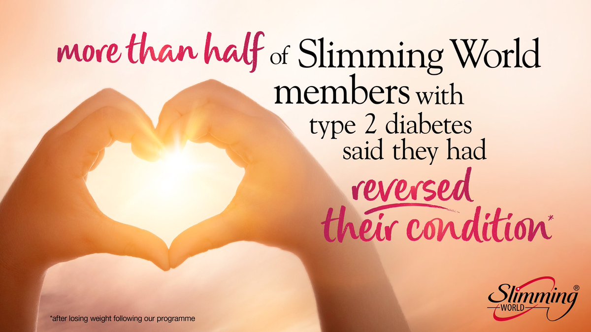 #Slimming World goes way beyond the number on the scales and can help improve many health conditions, sleep and mood. For example, almost 50% of our members with type 2 diabetes said their diabetes medication had been reduced or stopped due to their weight loss — incredible 👏!