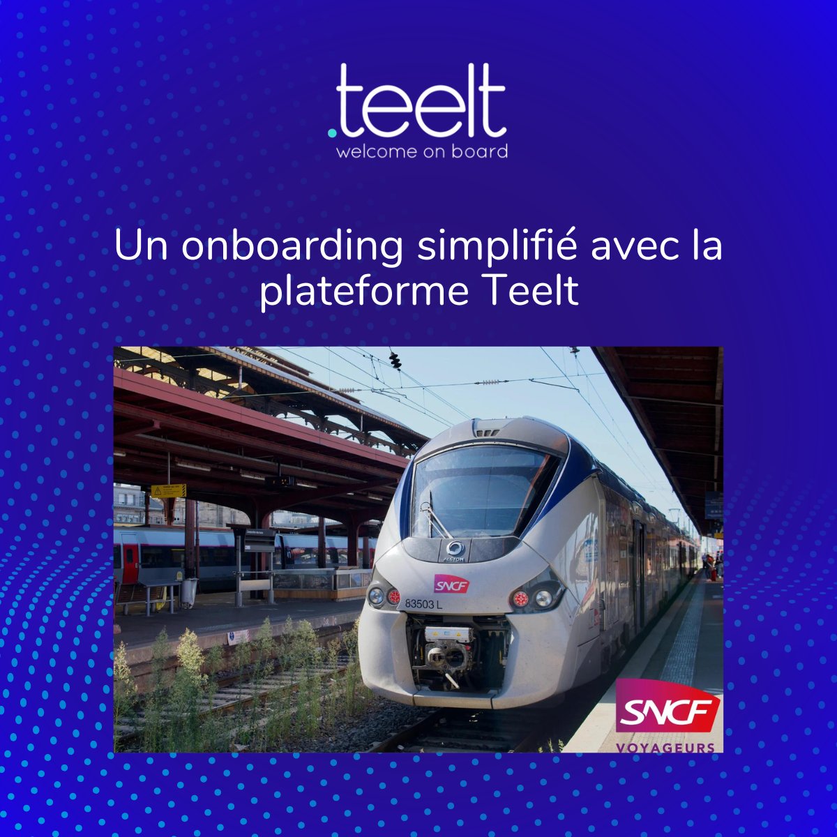 5 parcours, 235 managers et 495 talents inscrits depuis la collaboration entre Teelt et SNCF Intercités.

Le défi - Offrir un #onboarding simplifié au sein d'une entreprise hyper complexe.

Lisez notre article pour en savoir plus 👉 urlz.fr/kym7