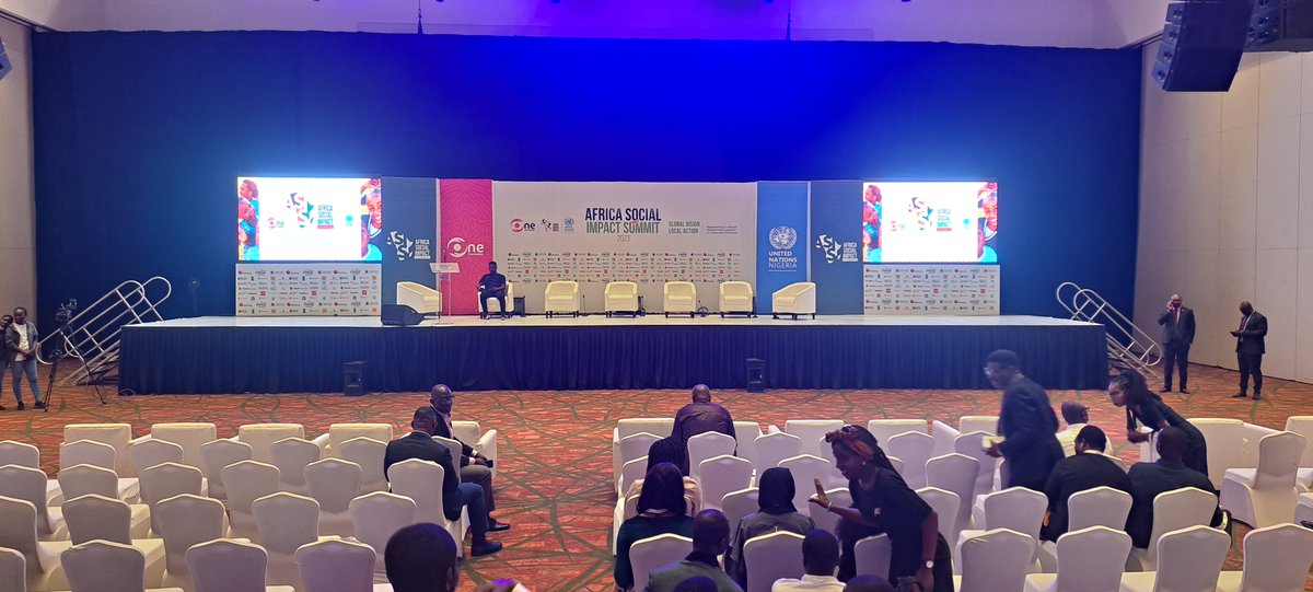 webtvnigeria's tweet photo. All is set for the Africa Social Impact Summit, organized by @onefoundationng and @globalcompact.

#ImpactSummit
#BuildingPartnership 
#TransformingAfrica 
#ASIS2023 https://t.co/ifIUV0ghU9