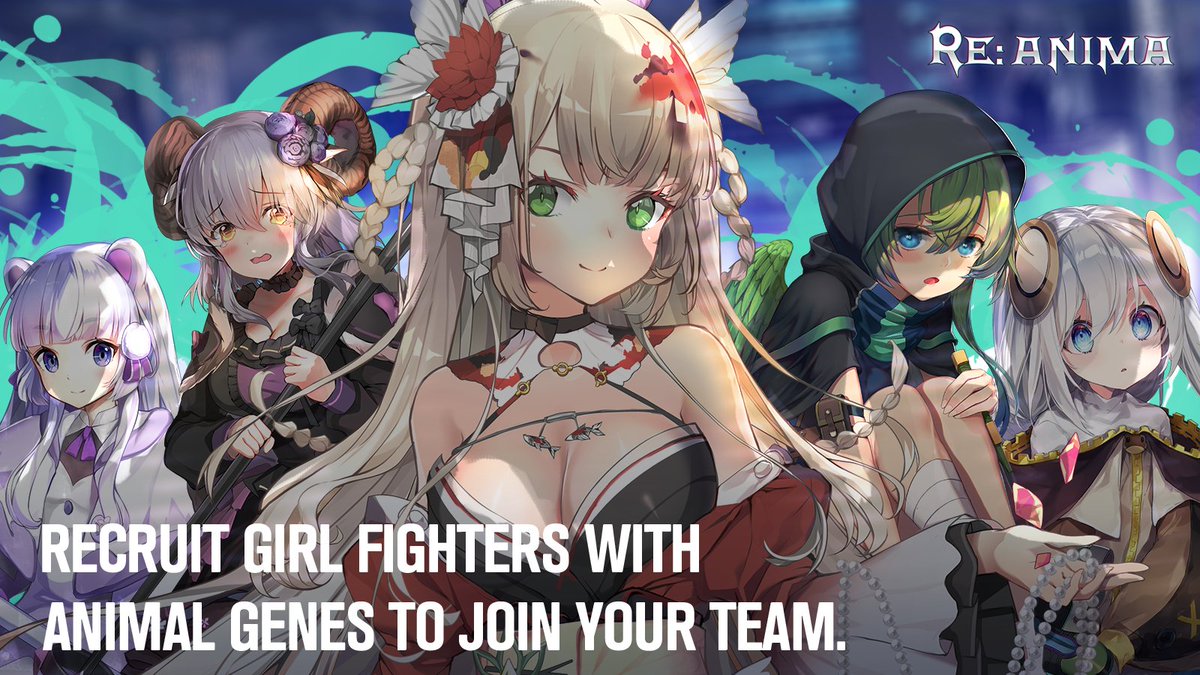 🐾Recruit a team of girl fighters with animal genes
📖Unveil your secret past in a post-apocalyptic world
RE: ANIMA is a #freetoplay RPG with Japanese anime art style on Arbitrum

Follow+Like+Retweet
To win #freemint #WL spots!

Get ready to embark on your journey with