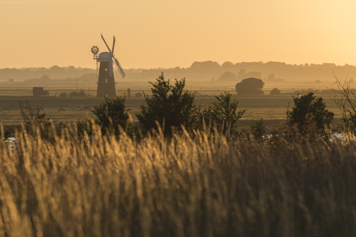 BroadsNP's tweet photo. A breathtaking view over the marshes looking towards Berney Arms Mill near Breydon Water🧡

This iconic Broads landmark has stood watching over the landscape since 1865. It was originally built to grind cement, and was later converted to drain the marshes.

📷 @JonGibbsPhoto https://t.co/ogxMmAWXtO