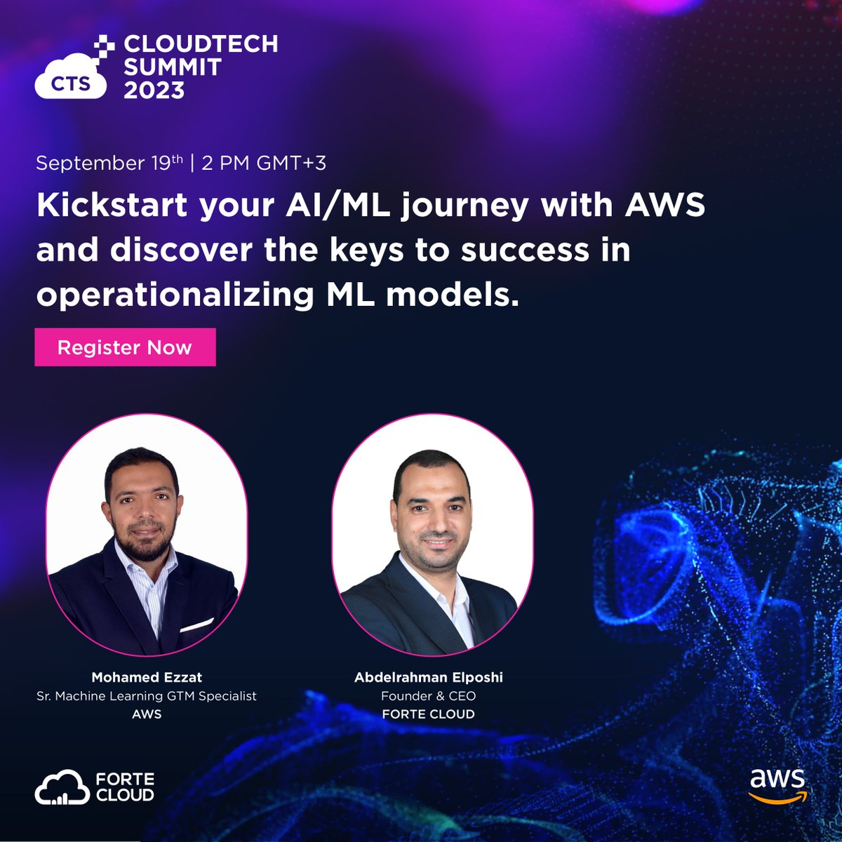 Forte_Cloud's tweet image. Unleash the potential of AI/ML with a diverse range of services, tools, and frameworks offered by AWS. 

Register now to learn more! eu1.hubs.ly/H04V9fJ0 

#CloudTechSummit #AI #MachineLearning