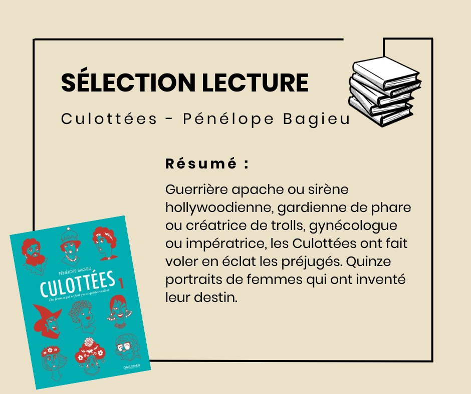SÉLECTION LECTURE 📚Avec Culottées, Pénélope Bagieu rend hommage aux femmes méconnues et oubliées de l’Histoire au travers de 15 portraits. Ces héroïnes laissées dans l’ombre intègrent ainsi la littérature et un bout de prospérité.
