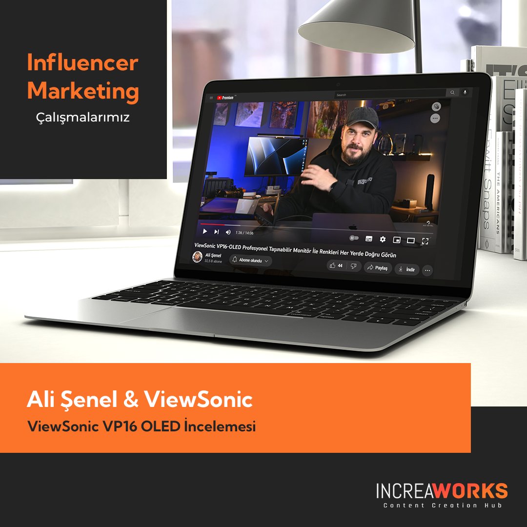 IncreaWorks (@increaworks) on Twitter photo Ali Şenel & ViewSonic ile beraber yaptığımız iş birlikteliğinde Viewsonic VP16 OLED incelemesini gerçekleştirdik.
#increaworks #influencermarketing #dijitalpazarlama Ali Şenel & ViewSonic ile beraber yaptığımız iş birlikteliğinde Viewsonic VP16 OLED incelemesini gerçekleştirdik.
#increaworks #influencermarketing #dijitalpazarlama